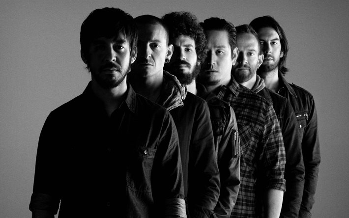 Linkin Park, band rock, Rob Bourdon, Brad Delson, Mike Shinoda, Dave Farrell, Joe Hahn, Chester Bennington