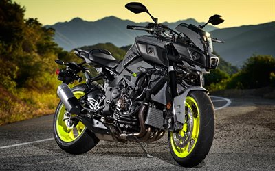 Yamaha MT-10, superbikes, 2022 bikes, HDR, sportsbikes, Black Yamaha MT-10, 2022 Yamaha MT-10, japanese motorcycles, Yamaha