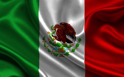 Drapeau du Mexique, le Mexique, les États-unis Mexicains