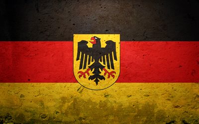 ドイツフラグ, ドイツ, 旗, 質感, 絹