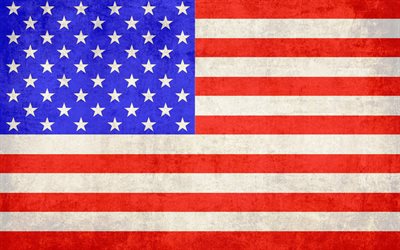 les drapeaux, les symboles, les etats-unis, l'Amérique
