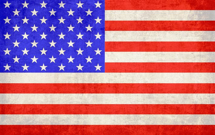 flags, symbols, flag USA, America