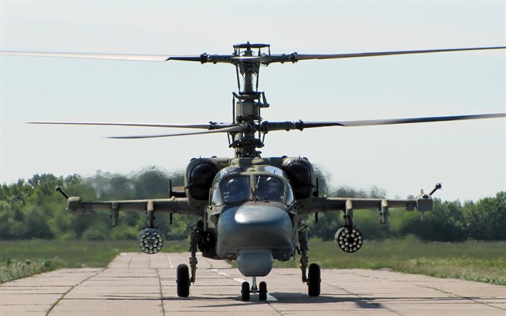 helicóptero de combate ka-52, el caimán, basura b