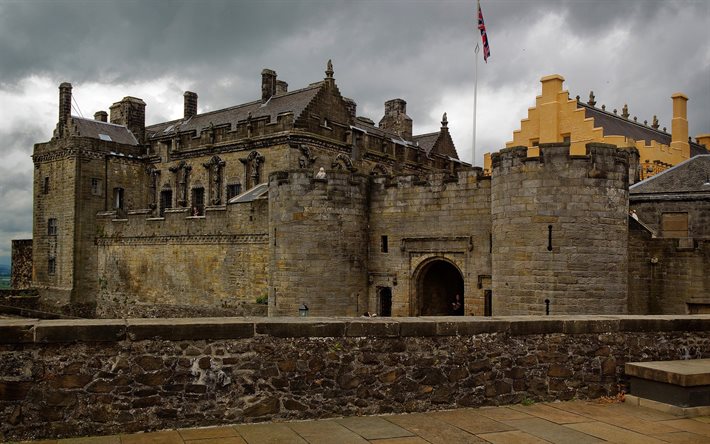 스코틀랜드, castle, 스털링, stirling castle, 스코틀랜드 성