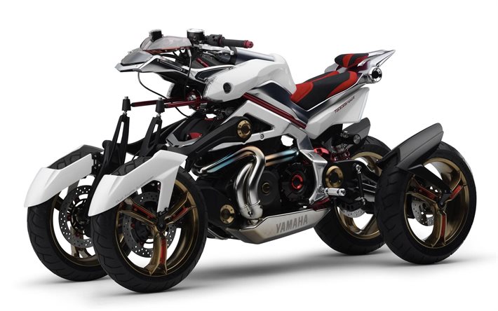 yamaha tesseract, four-wheeled motorcycle, yamaha