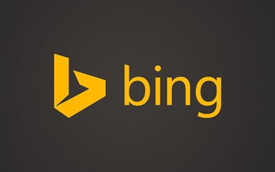 bing, el emblema, el motor de búsqueda