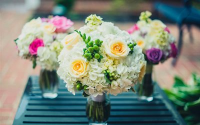 bouquets, flowers, wedding bouquet, the bride's bouquet