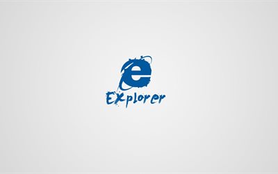 emblème, internet explorer, logo, navigateur