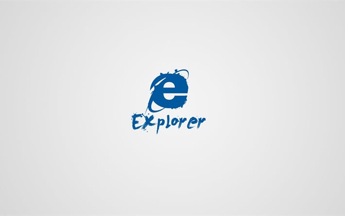 ınternet explorer amblemi, logosu, tarayıcı