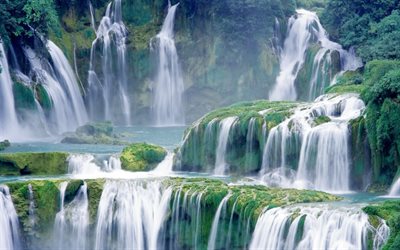 fallande vatten, privat, foton av vattenfallet, vattenfall