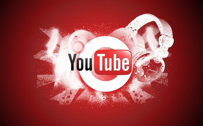l'emblème, le logo, youtube, на youtube