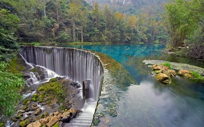 plitvice lakes, photo, thresholds, waterfall, river