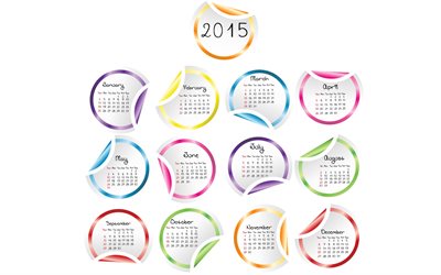2015 calendario, calendari, nuovo anno