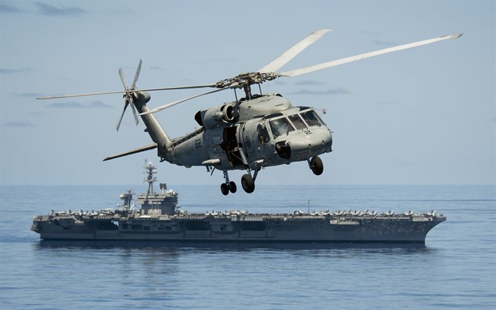 helicóptero militar, el halcón del mar