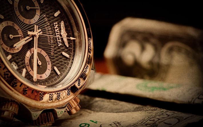 viejo hodynnyk, el tiempo es dinero, dólares, viejo reloj, dolari