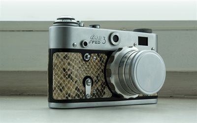fed 3, vieil appareil photo, la fed 3