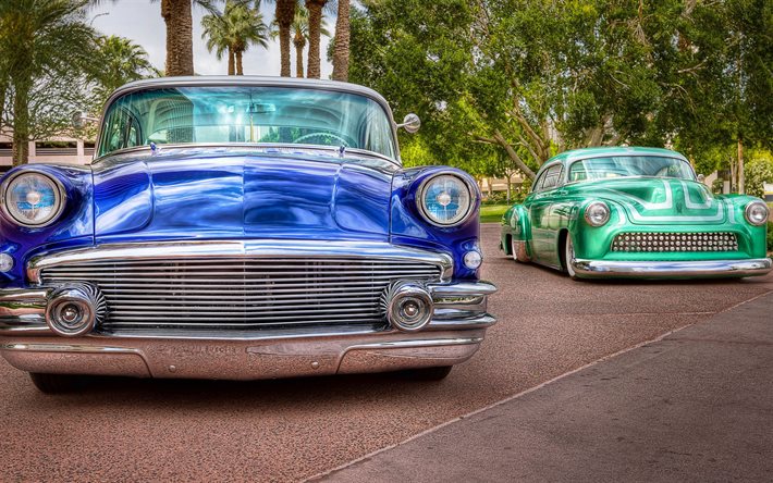 Buick, retro coches, tuning, HDR