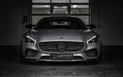 Mercedes-AMG GT, tuning, Luethen Motorsport, supercars, 2017 cars, Mercedes