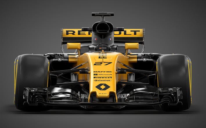 renault rs17, urheiluautot, 2017 autot, formula 1, f1