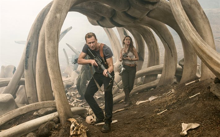 Kong, La Isla De La Calavera, 2017, Tom Hiddleston, Brie Larson, El Capitán James Conrad, Weaver