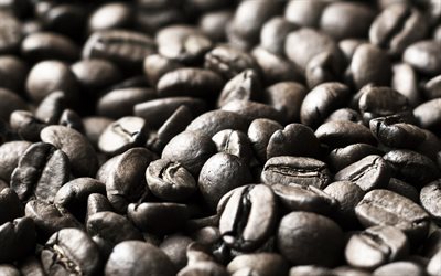 café aromatizado, grãos de café, grãos