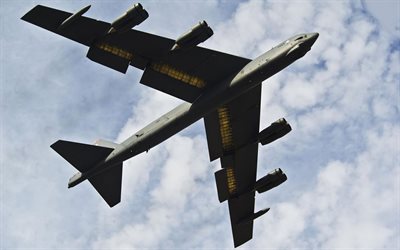 boeing b-52, bombardeiro, stratofortress, força aérea americana