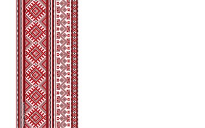 roten und schwarzen ornamenten, ukraine, ukrainische ornamente