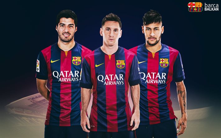 barcelona, üçlü, nemar, suarez, football, messi, neymar