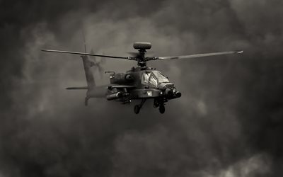 ah-64, gevärshelikopter, apache
