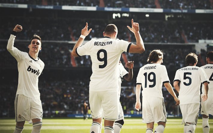 Real Madrid, futbol, futbolcular, Karim Benzema, Luka Modriç, Sergio Ramos