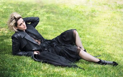 Kristen Stewart, actress, photoshoot, Elle, UK, 2016, beauty