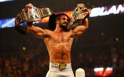 Seth Rollins, luchador, ganador de la WWE