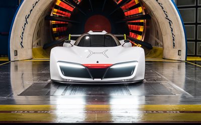 Pininfarina H2 Vitesse, 2017, 4k, concepts, aérodynamique tube, de l'hydrogène, supercars