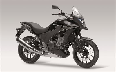 Honda CB500X, 4k, superbikes, 2017 bicicletas, japonés de motocicletas, Honda