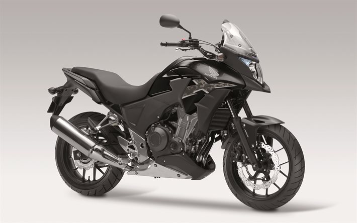 Honda CB500X, 4k, superbikes, en 2017, des vélos, des japonais de motos, Honda