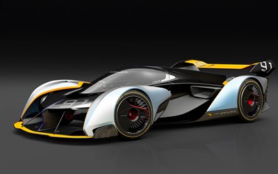 McLaren Último, Vision Gran Turismo, 2017, supercar, híbridos, coches de carreras, conceptos, McLaren