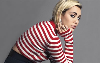 Miley Cyrus, 4K, şarkıcı, fotoğraf çekimi, 2016, Marie Claire, güzellik
