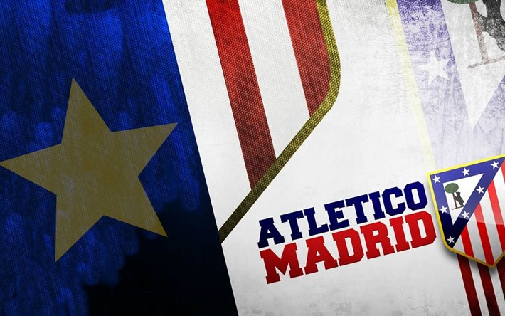 fotboll, atletico madrid, spanien, emblem