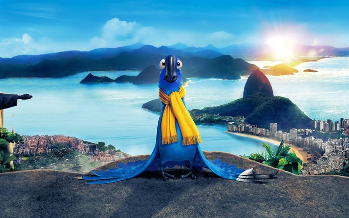Rio 2, 2016, i nuovi cartoni animati, Rio de Janeiro, Pan di Zucchero, la Montagna del Corcovado