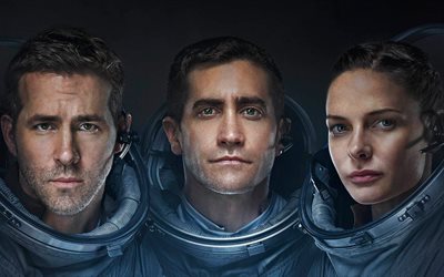 Life, novela de suspense, en 2017, Movie, Ryan Reynolds, Jake Gyllenhaal, Rebecca Ferguson