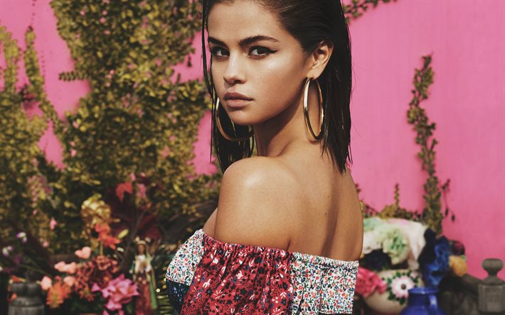 Selena Gomez, superstars, Vogue, american singer, beauty