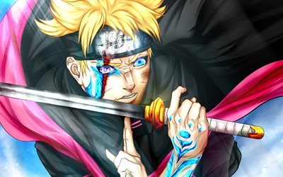 Naruto Uzumaki, sword, art, manga, Naruto