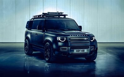 Land Rover Defender 130, 4k, SUVs, 2023 cars, luxury cars, 2023 Land Rover Defender, HDR, british cars, Land Rover