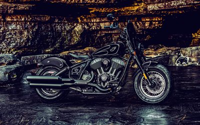 intian päällikkö bobber dark horse, 4k, superbikes, 2023 pyörät, risteilijät, amerikkalaiset moottorit, intian päällikkö moottoripyörä