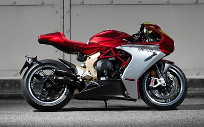 MV Agusta Superveloce 800 Serie Oro, 4k, side view, 2020 bikes, superbikes, italian motorcycles, MV Agusta