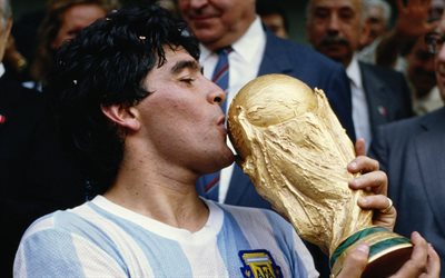 la coupe du monde, diego maradona, l'argentine, le football, le maradona