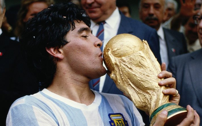 la copa del mundo, diego armando maradona, argentina, fútbol, maradona