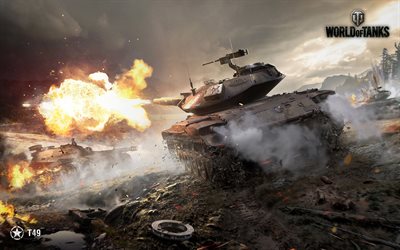 عالم الدبابات, النار من الدبابة, في wot, kzt49