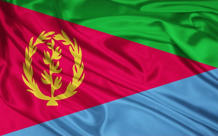 bandeira, eritreia, áfrica, bandeiras da áfrica, prapor, prepare áfrica