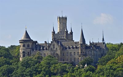 marienburg castle, hanover, old castles, the fortress, germany